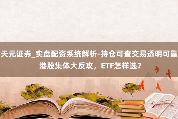 天元证券_实盘配资系统解析-持仓可查交易透明可靠 港股集体大反攻，ETF怎样选？