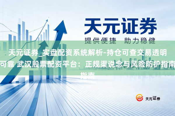天元证券_实盘配资系统解析-持仓可查交易透明可靠 武汉股票配资平台：正规渠说念与风险防护指南